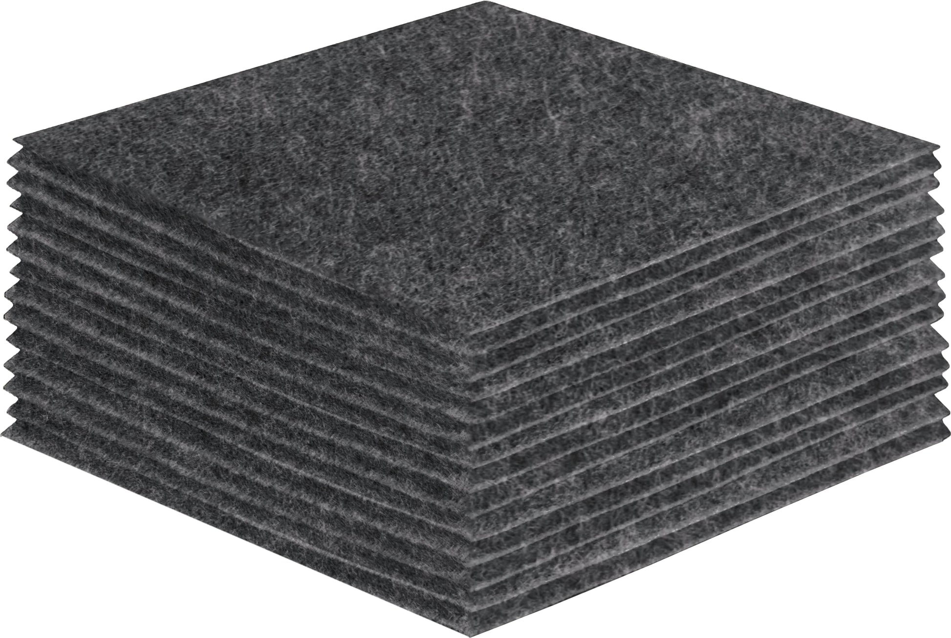FabricLA Acrylic Felt Craft Sheet Packs – Charcoal | Soft 100% Acrylic Felt Sheets for DIY & Crafts - Prismatic Fiber Arts