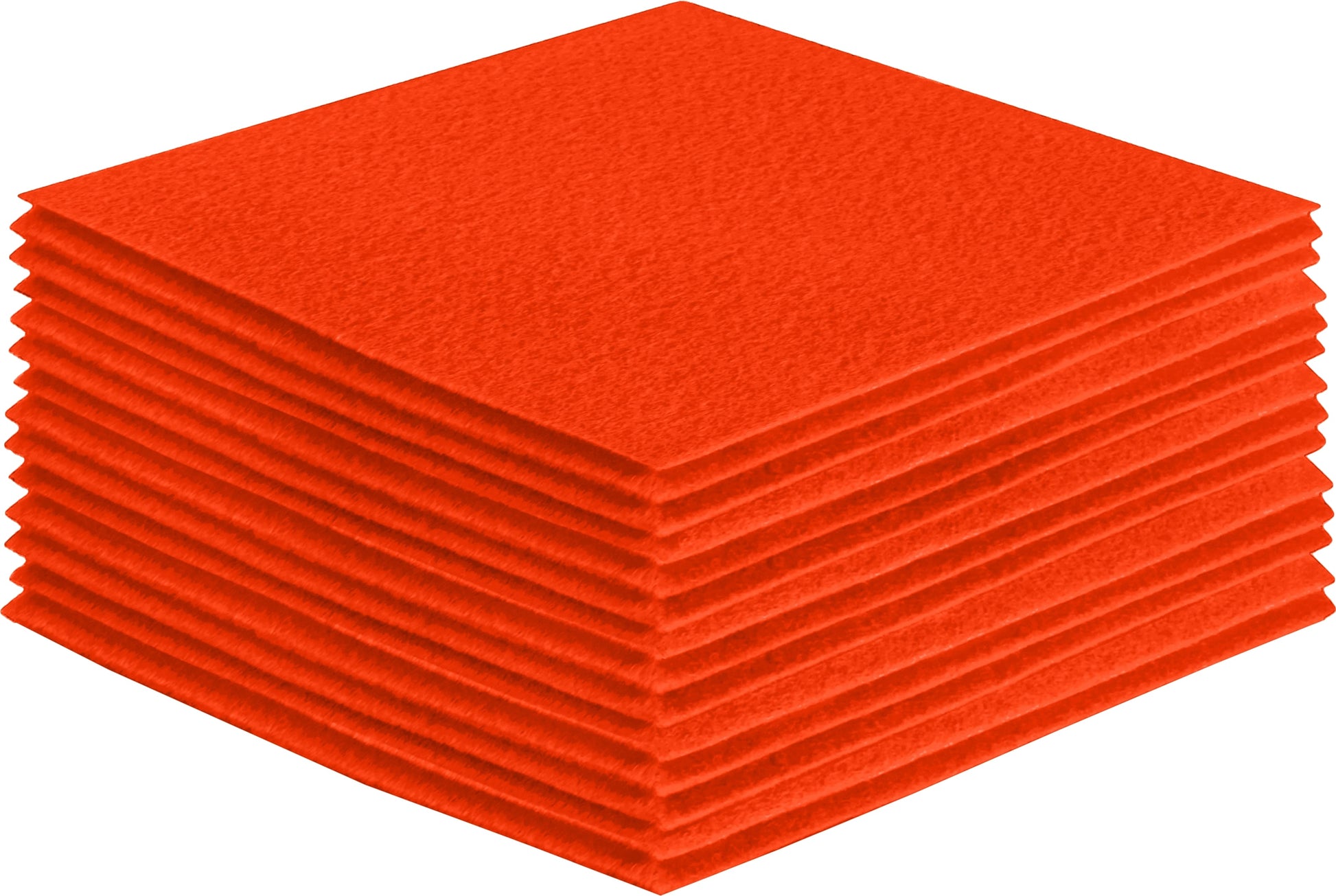 FabricLA Acrylic Felt Craft Sheet Packs – Neon Orange | Soft 100% Acrylic Felt Sheets for DIY & Crafts - Prismatic Fiber Arts