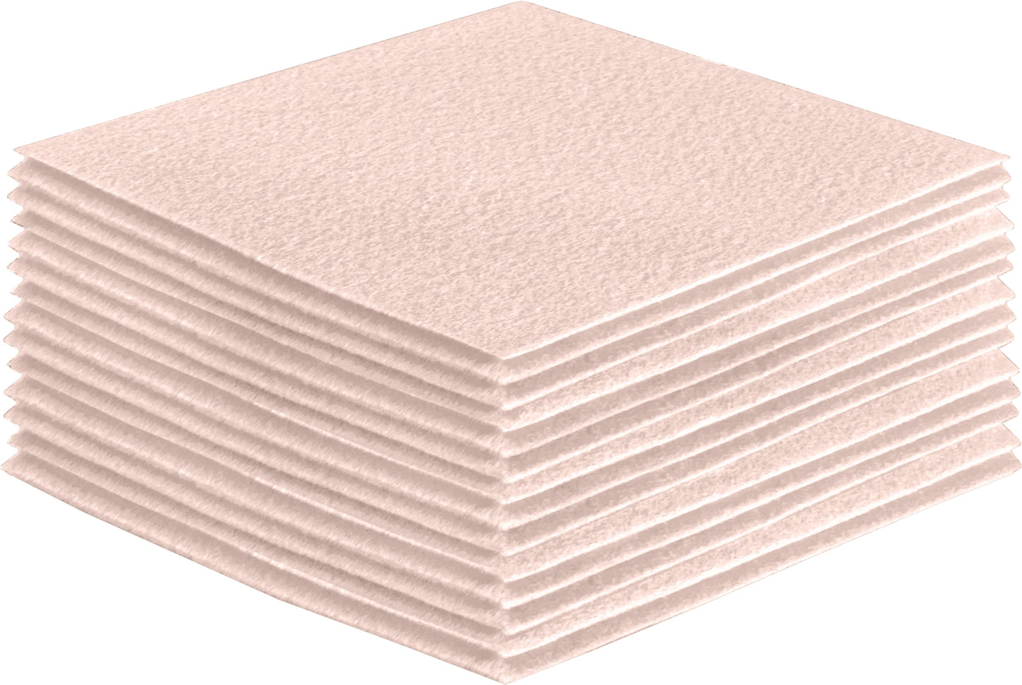 FabricLA Acrylic Felt Craft Sheet Packs – Ivory | Soft 100% Acrylic Felt Sheets for DIY & Crafts - Prismatic Fiber Arts