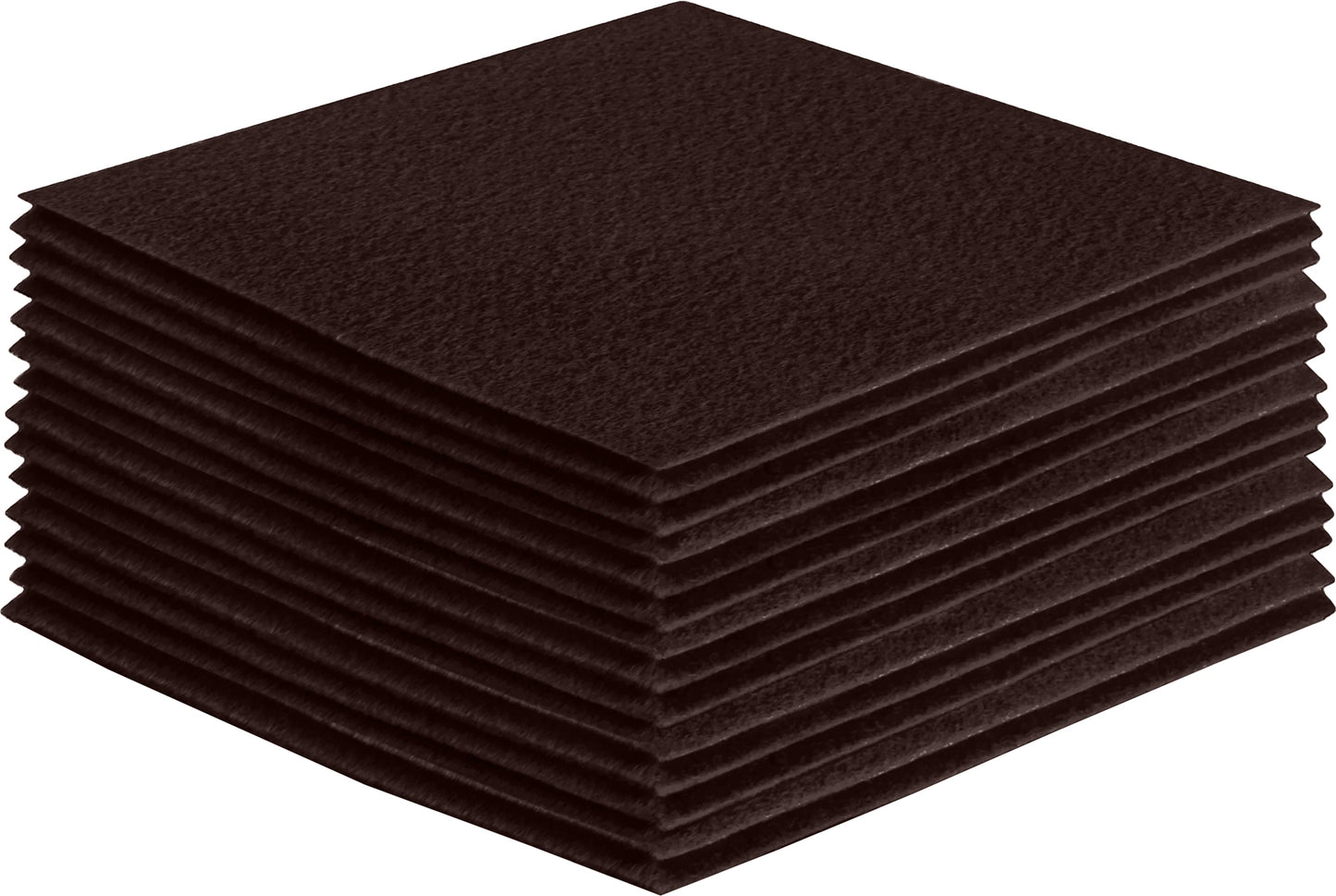 FabricLA Acrylic Felt Craft Sheet Packs – Brown | Soft 100% Acrylic Felt Sheets for DIY & Crafts - Prismatic Fiber Arts