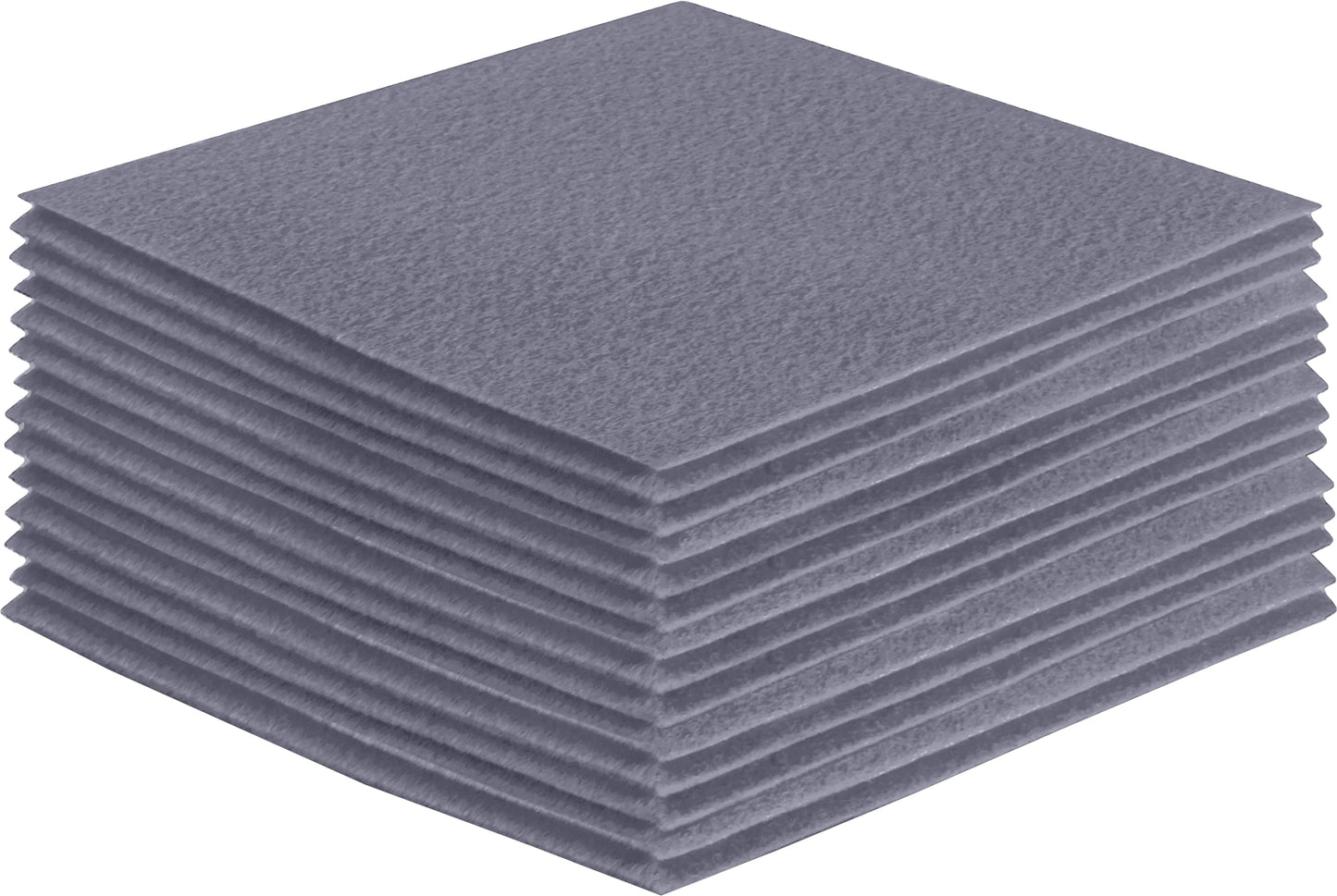 Acrylic Felt Craft Sheet Packs – Gray | 100% Soft Felt Sheets by FabricLA - Prismatic Fiber Arts