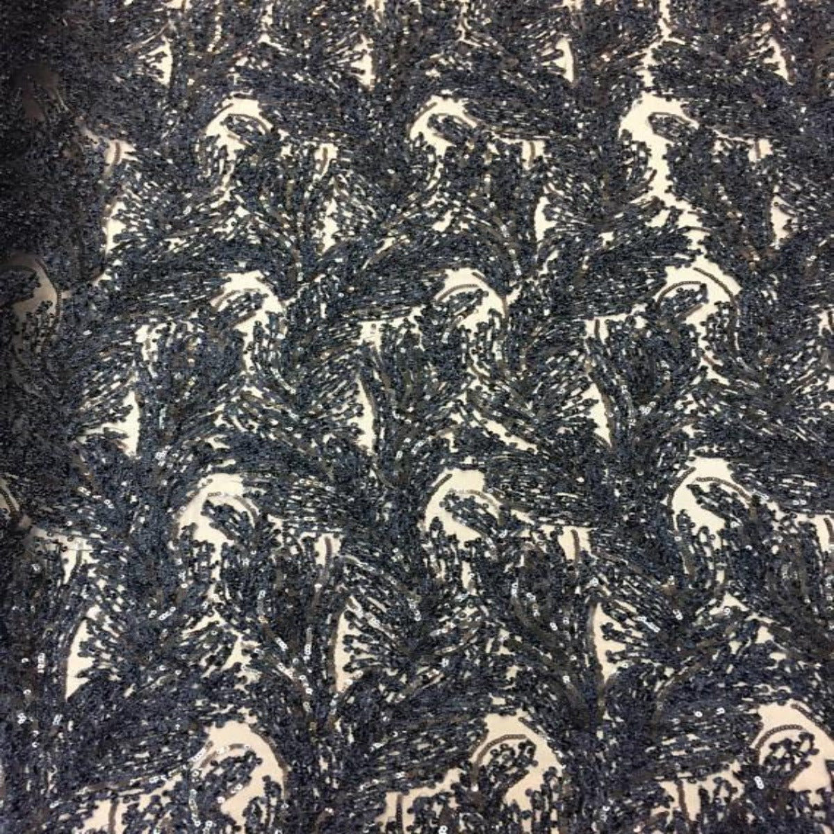 Cozy Pop Thread Floral Sequins Fabric - Prismatic Fiber Arts