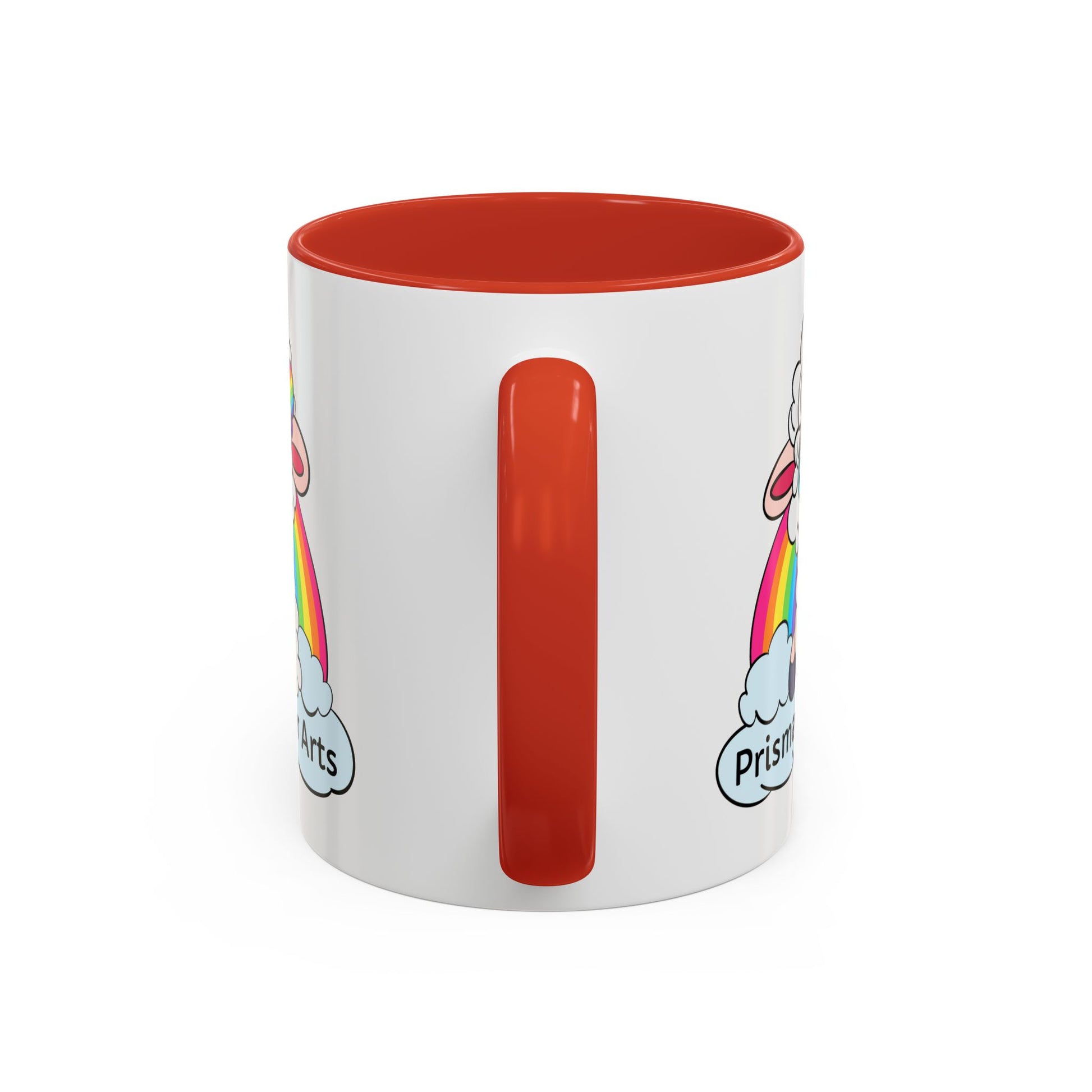 PFA "Logo" Accent Coffee Mug (11, 15oz) - Prismatic Fiber Arts