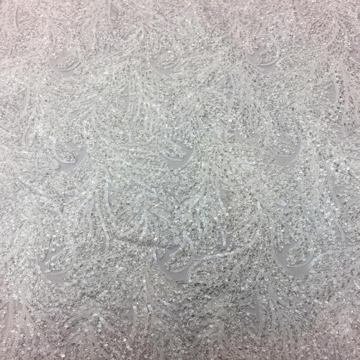 Cozy Pop Thread Floral Sequins Fabric - Prismatic Fiber Arts