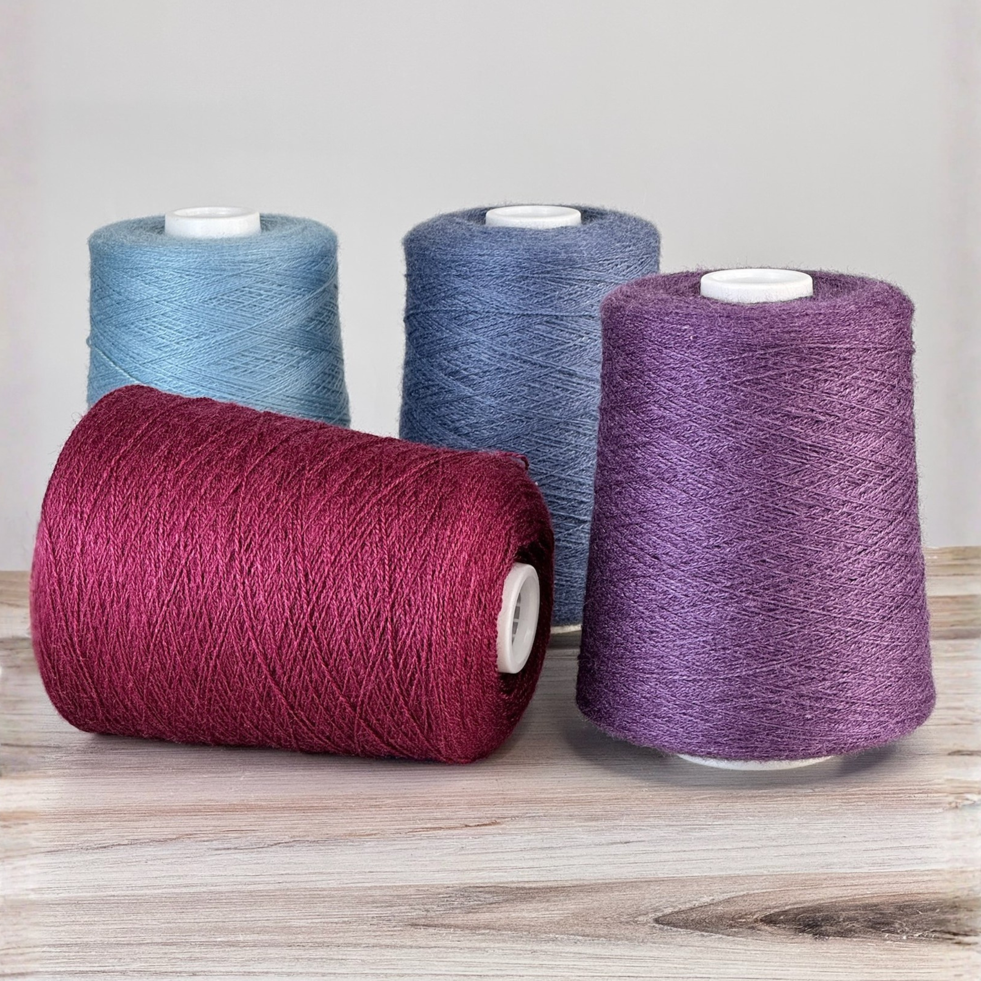 Revolution Fibers Zephira Wool-Silk 1lb Cones | 2/18 Lace Weight Yarn | 50% Superfine Merino Wool & 50% Tussah Silk - Prismatic Fiber Arts