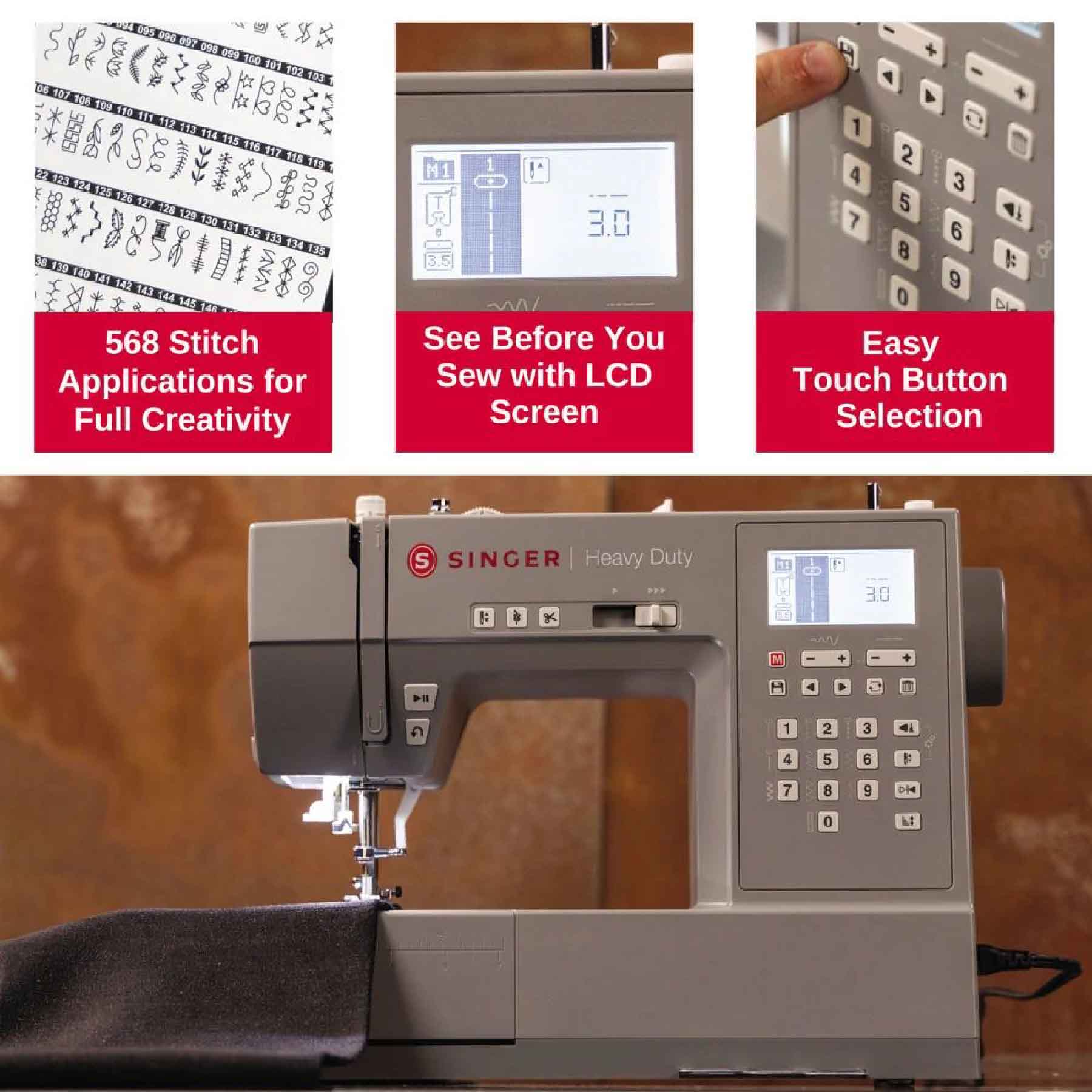SINGER® Heavy Duty 6800C Sewing Machine - Prismatic Fiber Arts