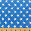 Patriotic Star Print Poly Cotton Fabric - Prismatic Fiber Arts