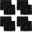 FabricLA Faux Fur Fabric - 8 Pieces Square Fur Material Fabric - 10" X 10" Inches (25cm x 25cm) - Shaggy Fur Patches Fabric Cuts Chair Cover Seat Cushion for DIY Craft - - Prismatic Fiber Arts