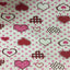 Polka Dot Heart Printed Poly Cotton Fabric - Prismatic Fiber Arts
