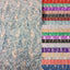Cozy Pop Thread Floral Sequins Fabric - Prismatic Fiber Arts
