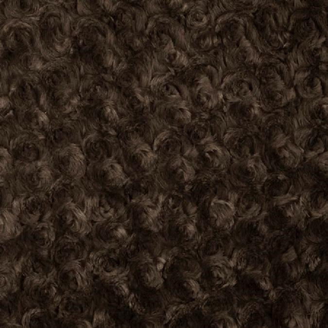 Swirl Rosebud Faux Fur Fabric - Prismatic Fiber Arts