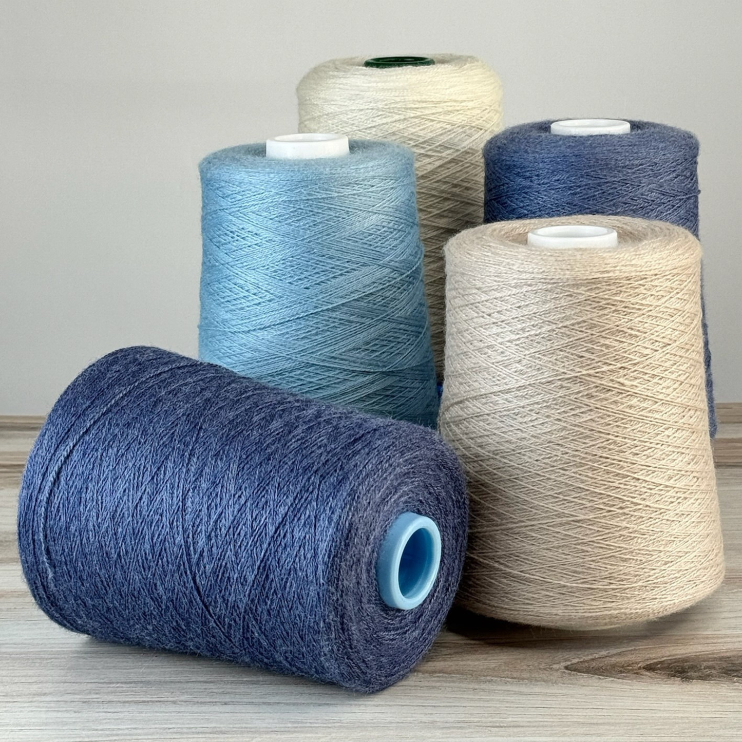 Revolution Fibers Zephira Wool-Silk 1lb Cones | 2/18 Lace Weight Yarn | 50% Superfine Merino Wool & 50% Tussah Silk - Prismatic Fiber Arts
