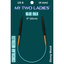 Blue Silk | 9" Circular Knitting Needles | Ebony | 6 Sizes - Prismatic Fiber Arts