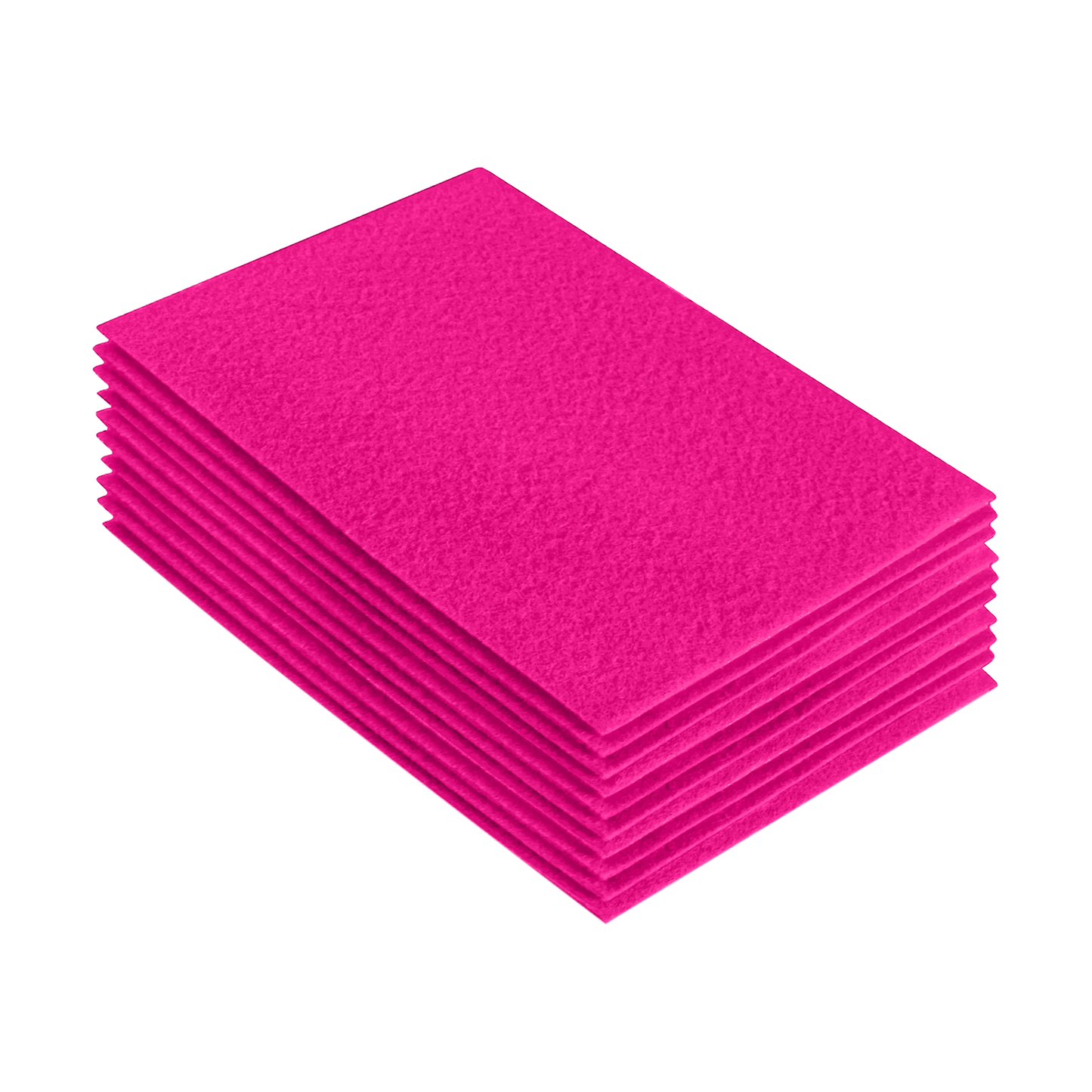 FabricLA Acrylic Felt 9"X12" Sheet Packs | Neon Pink - Prismatic Fiber Arts