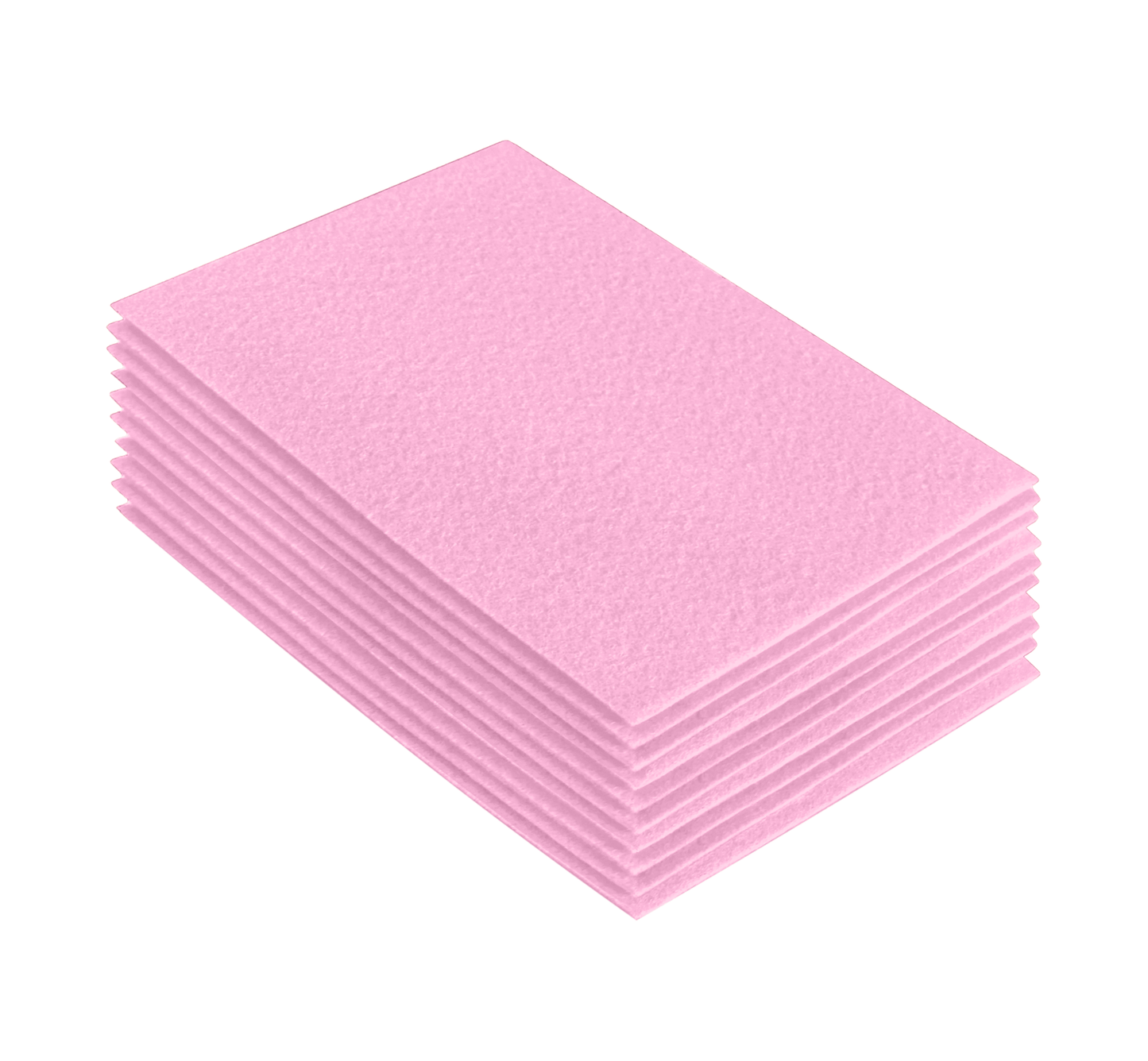FabricLA Acrylic Felt 9"X12" Sheet Packs | Baby Pink - Prismatic Fiber Arts