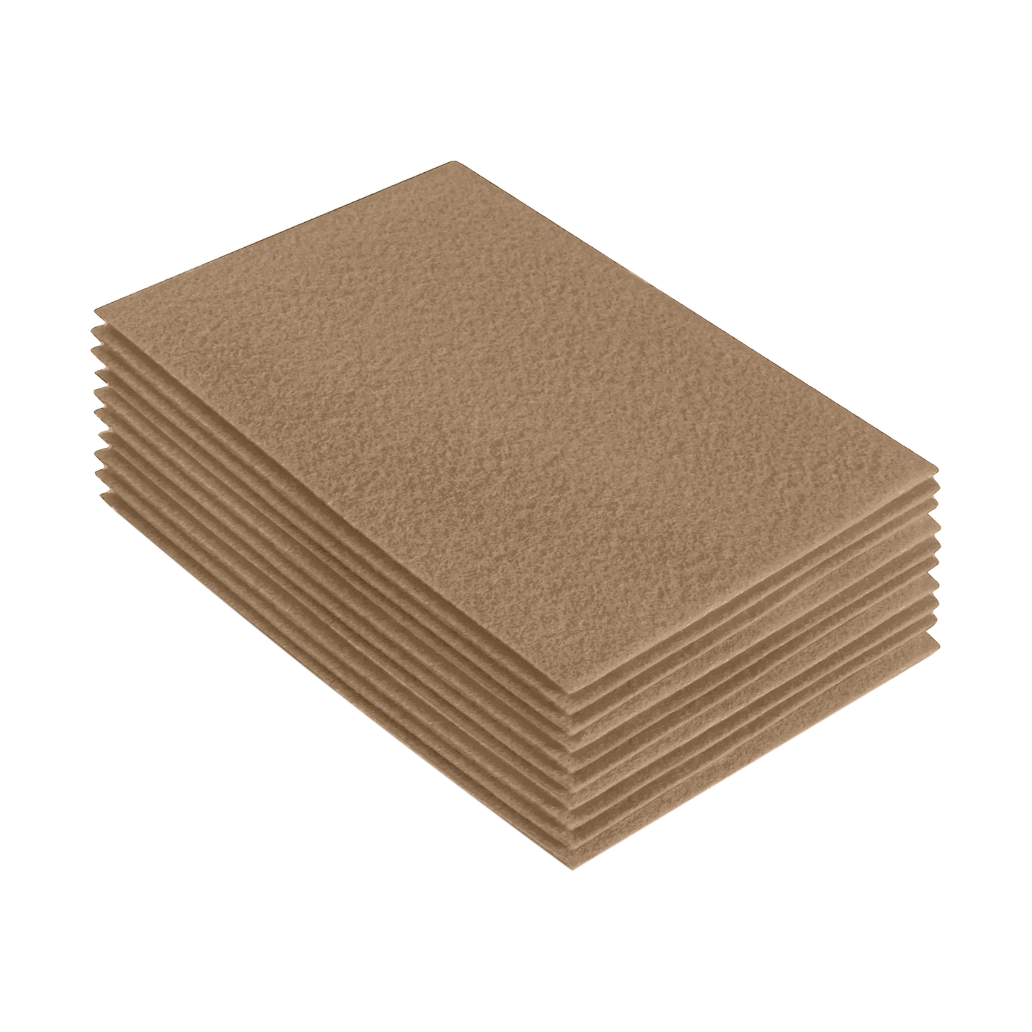 Taupe Felt Fabric Sheets – 9"x12" | Soft & Durable Craft Felt - Prismatic Fiber Arts