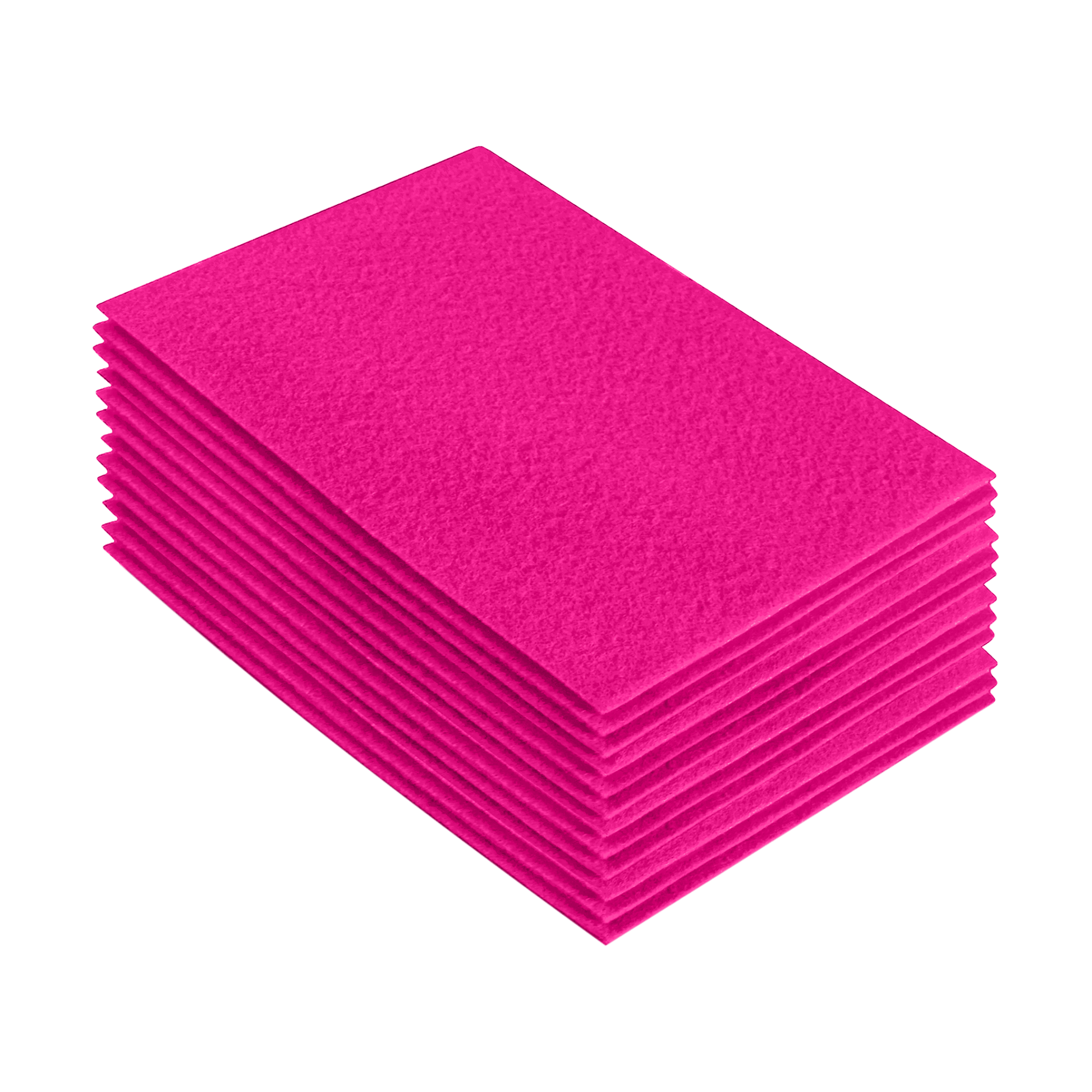 FabricLA Acrylic Felt 9"X12" Sheet Packs | Neon Pink - Prismatic Fiber Arts