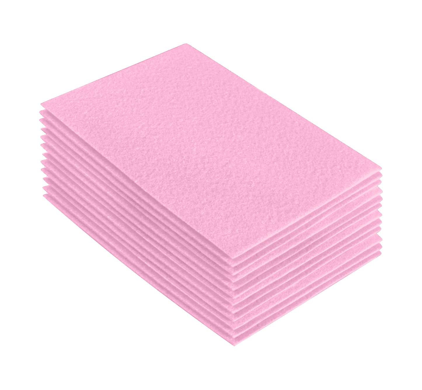 FabricLA Acrylic Felt 9"X12" Sheet Packs | Baby Pink - Prismatic Fiber Arts