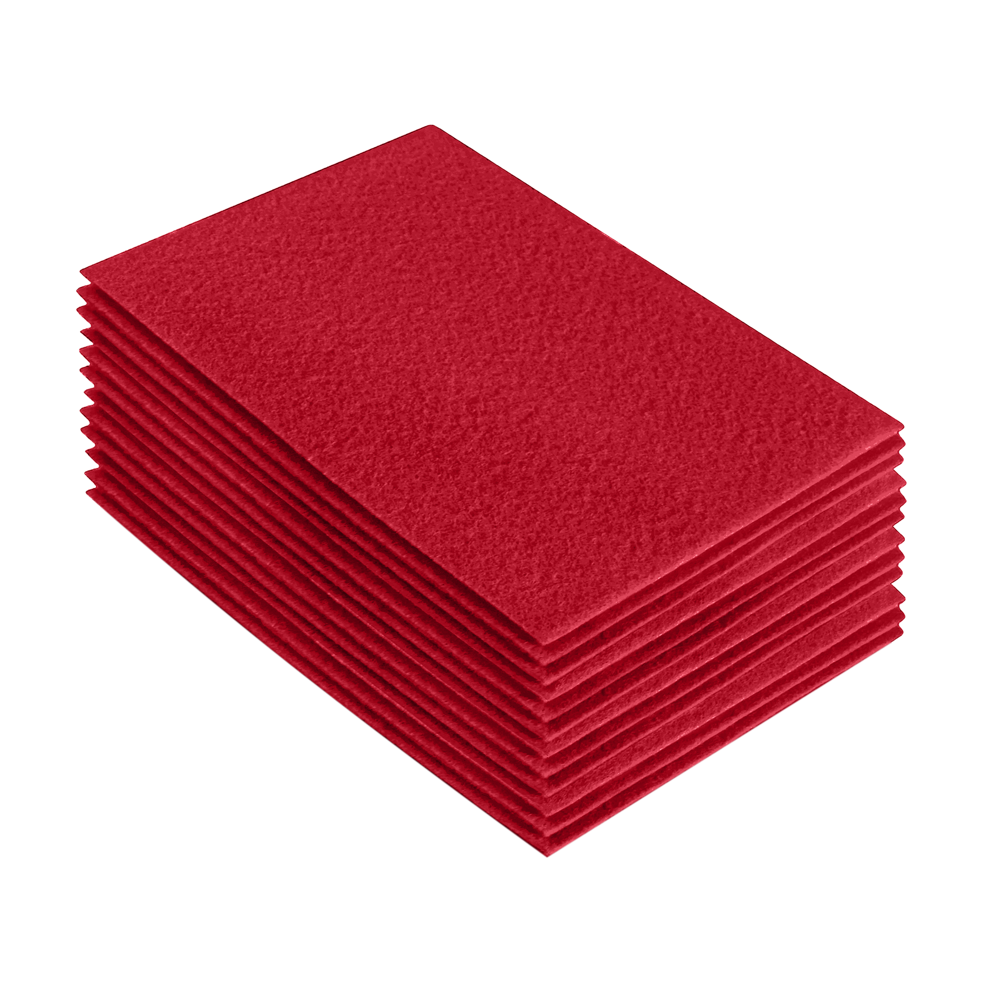 FabricLA Acrylic Felt 9"X12" Sheet Packs | Red - Prismatic Fiber Arts