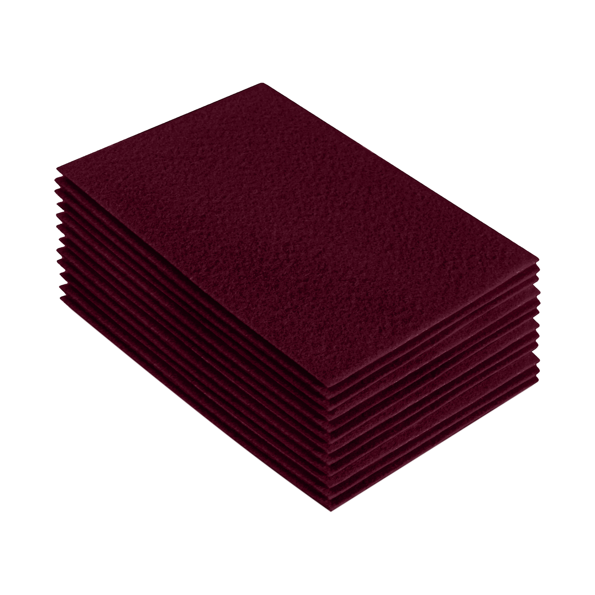 FabricLA Acrylic Felt 9"X12" Sheet Packs | Burgundy - Prismatic Fiber Arts
