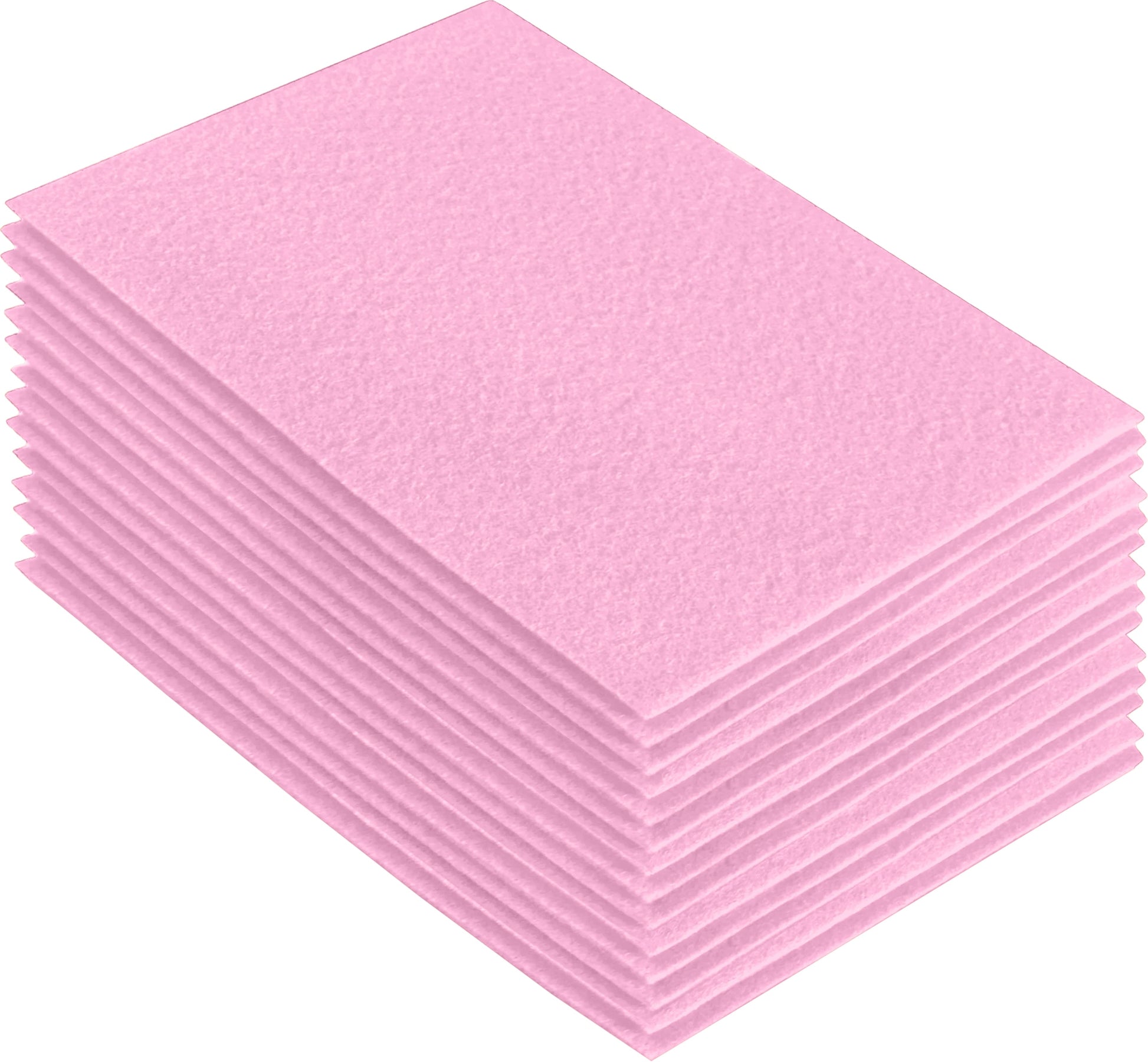 FabricLA Acrylic Felt Craft Sheet Packs – Baby Pink | Soft 100% Acrylic Felt Sheets for DIY & Crafts - Prismatic Fiber Arts