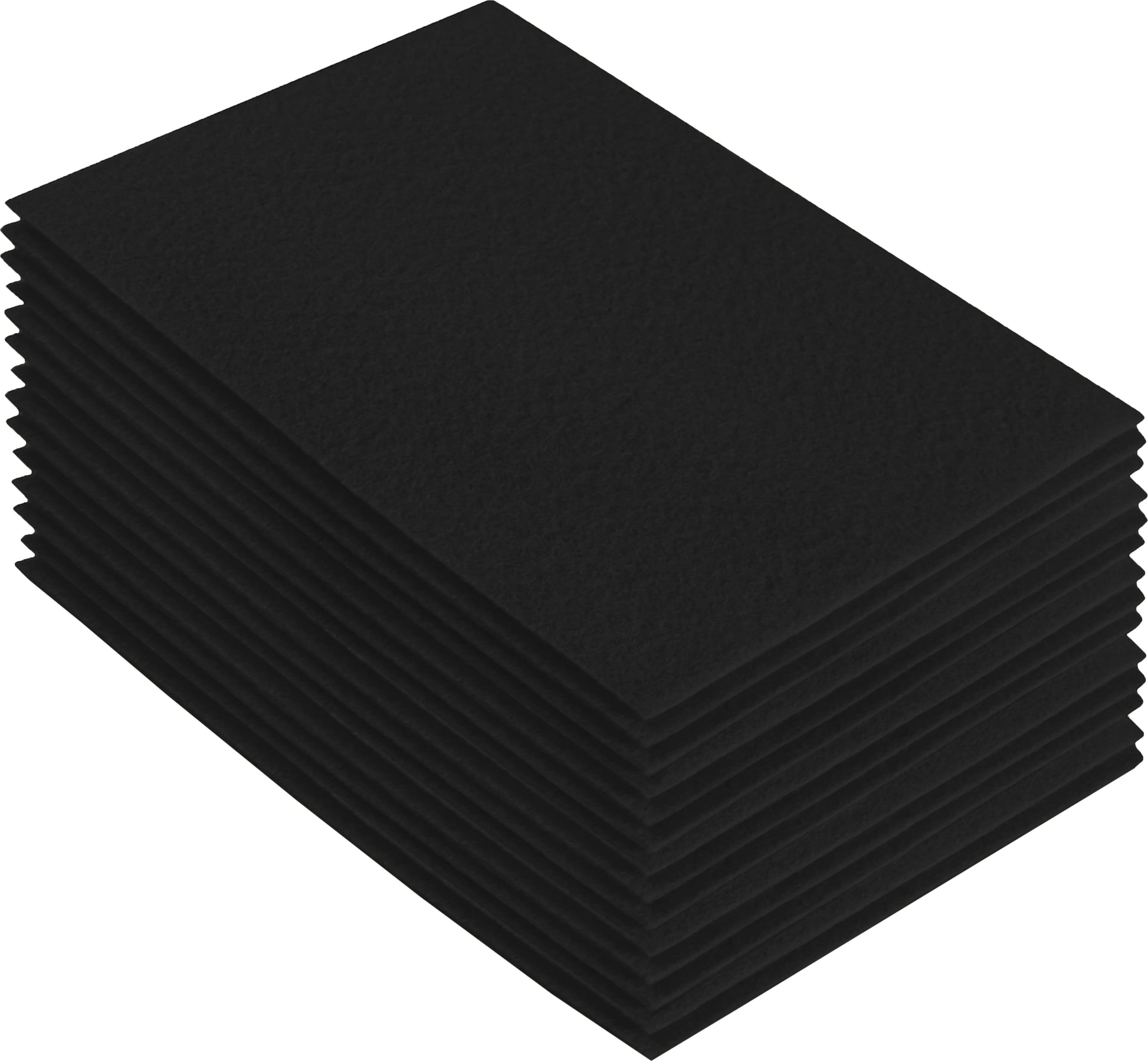FabricLA Acrylic Felt Craft Sheet Packs – Black | Soft 100% Acrylic Felt Sheets for DIY & Sewing - Prismatic Fiber Arts
