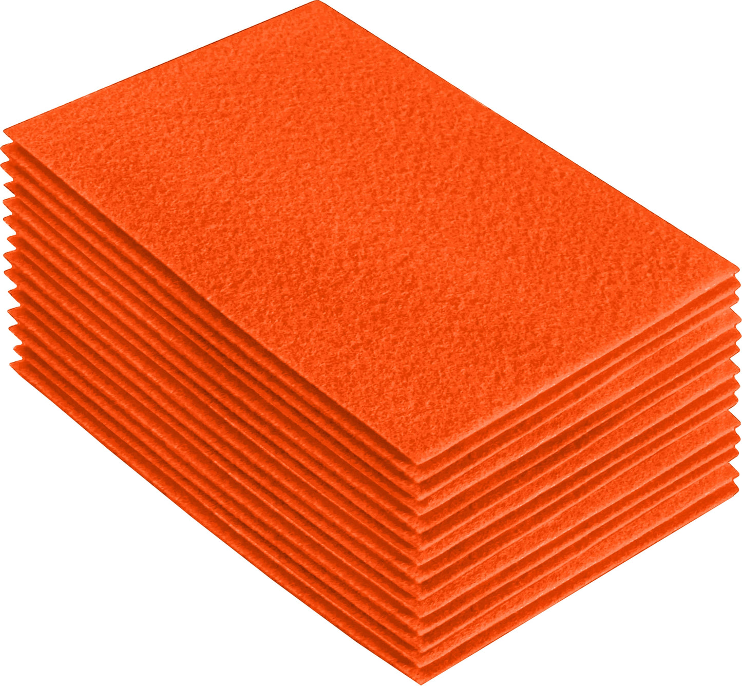 FabricLA Acrylic Felt Craft Sheet Packs – Light Orange | Soft 100% Acrylic Felt Sheets for DIY & Crafts - Prismatic Fiber Arts