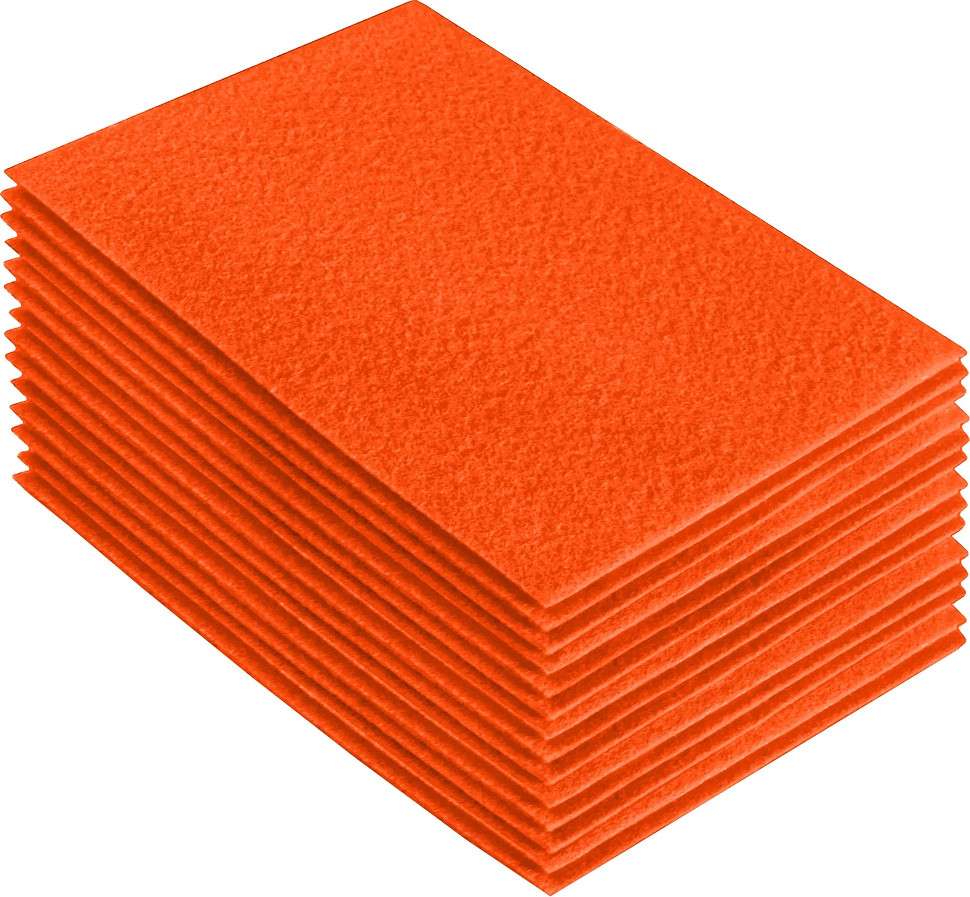 FabricLA Acrylic Felt Craft Sheet Packs – Light Orange | Soft 100% Acrylic Felt Sheets for DIY & Crafts - Prismatic Fiber Arts