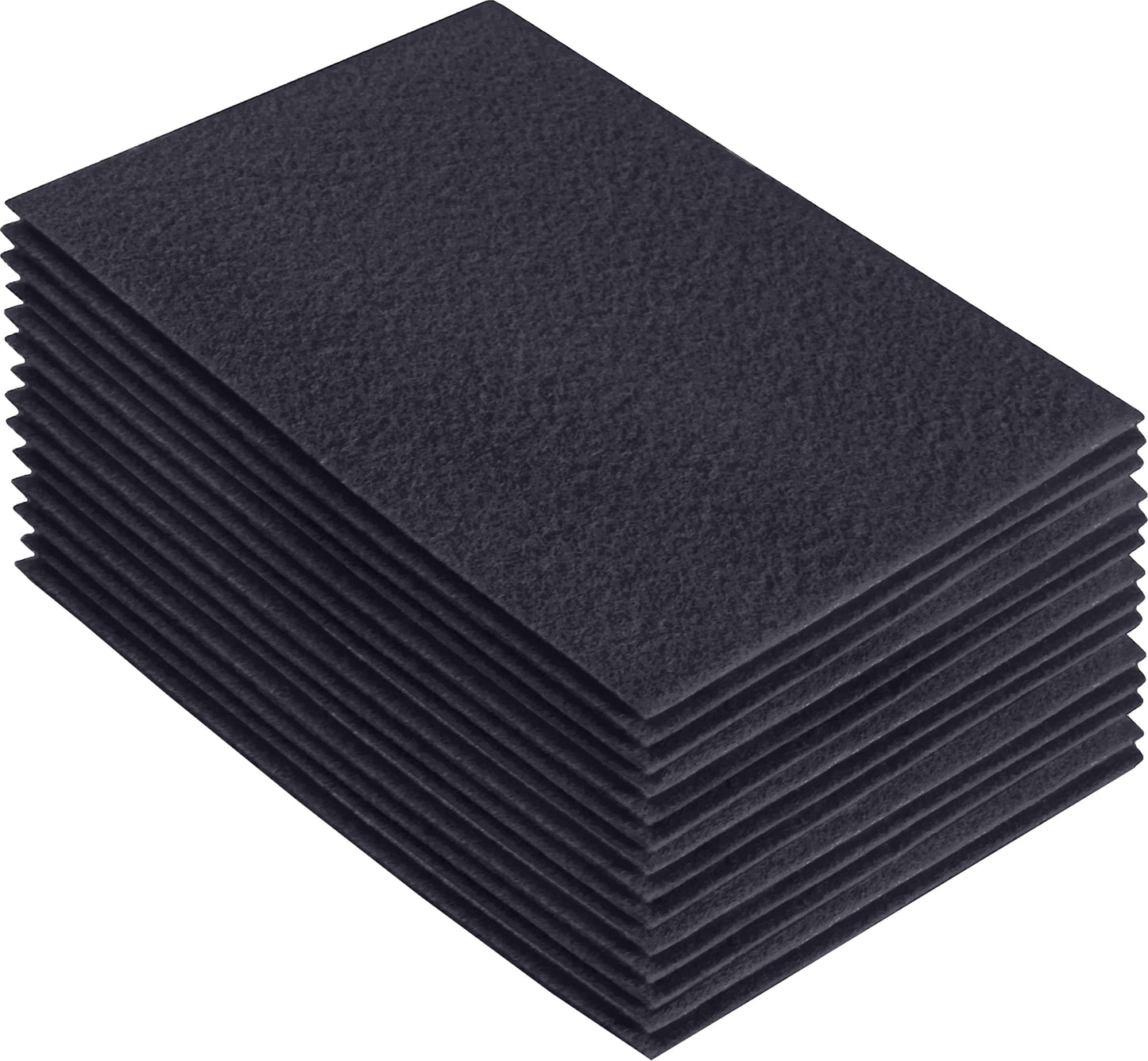 FabricLA Acrylic Felt Craft Sheet Packs – Dark Gray | Soft 100% Acrylic Felt Sheets for DIY & Crafts - Prismatic Fiber Arts
