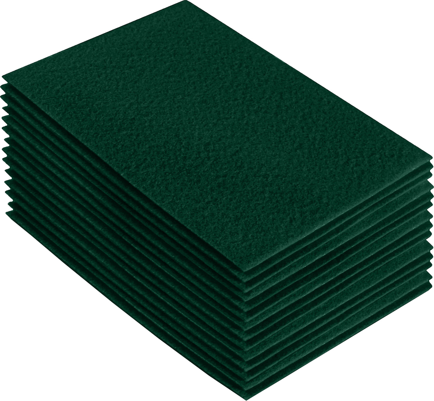 FabricLA Acrylic Felt Craft Sheet Packs – Hunter Green | Soft 100% Acrylic Felt Sheets for DIY & Crafts - Prismatic Fiber Arts