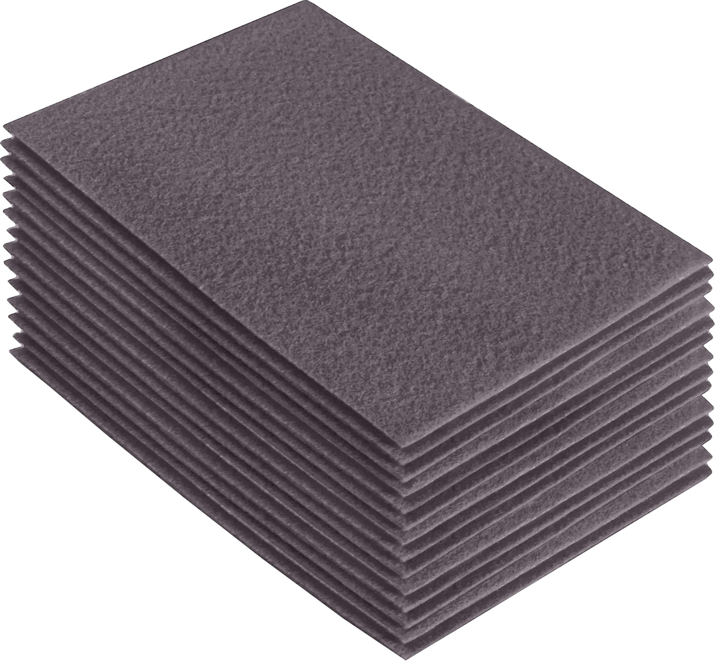 FabricLA Acrylic Felt Craft Sheet Packs – Platinum Gray | Soft 100% Acrylic Felt Sheets for DIY & Crafts - Prismatic Fiber Arts