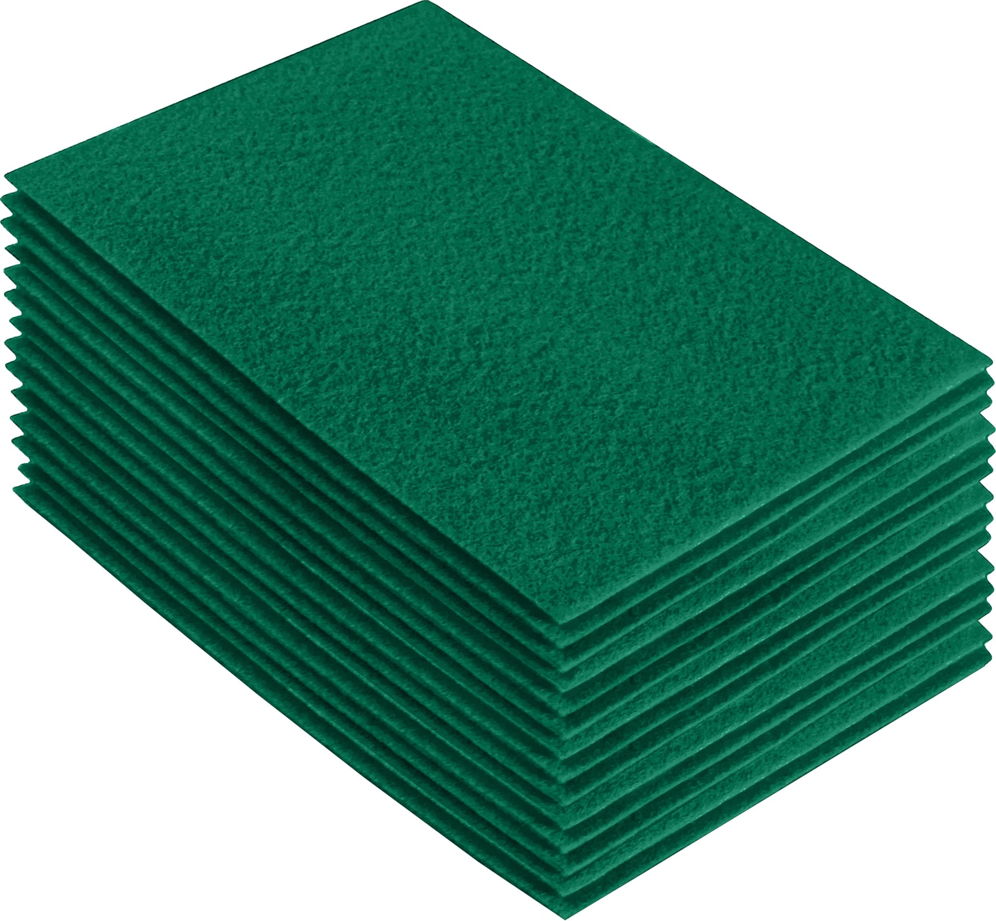 FabricLA Acrylic Felt Craft Sheet Packs – Kelly Green | Soft 100% Acrylic Felt Sheets for DIY & Crafts - Prismatic Fiber Arts