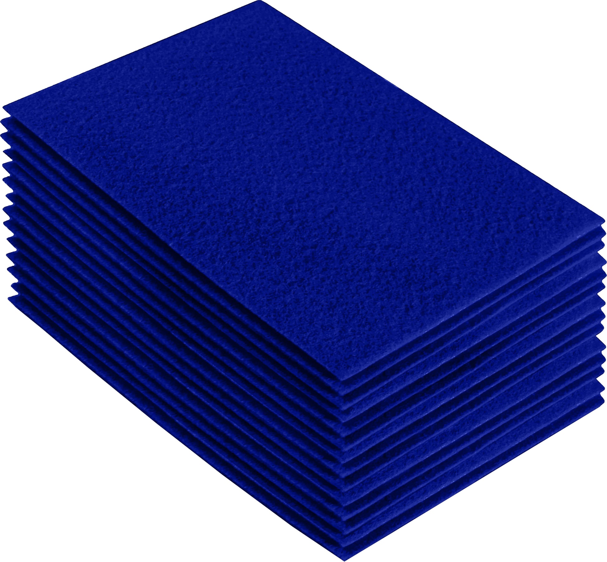 FabricLA Acrylic Felt Craft Sheet Packs – Royal Blue | Soft 100% Acrylic Felt Sheets for DIY & Crafts - Prismatic Fiber Arts