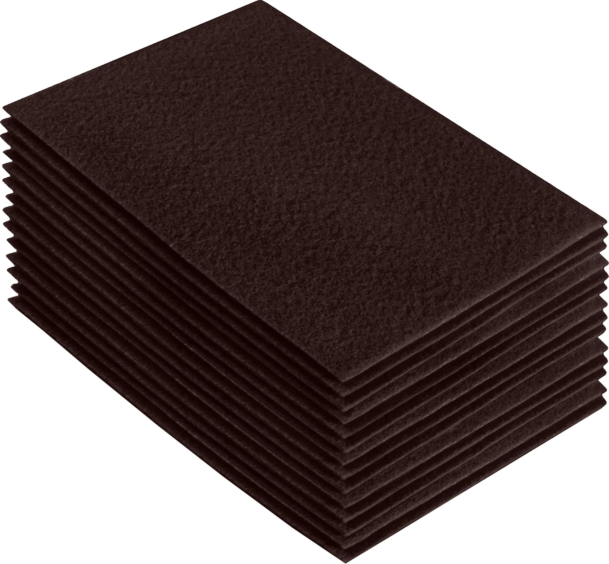 FabricLA Acrylic Felt Craft Sheet Packs – Brown | Soft 100% Acrylic Felt Sheets for DIY & Crafts - Prismatic Fiber Arts