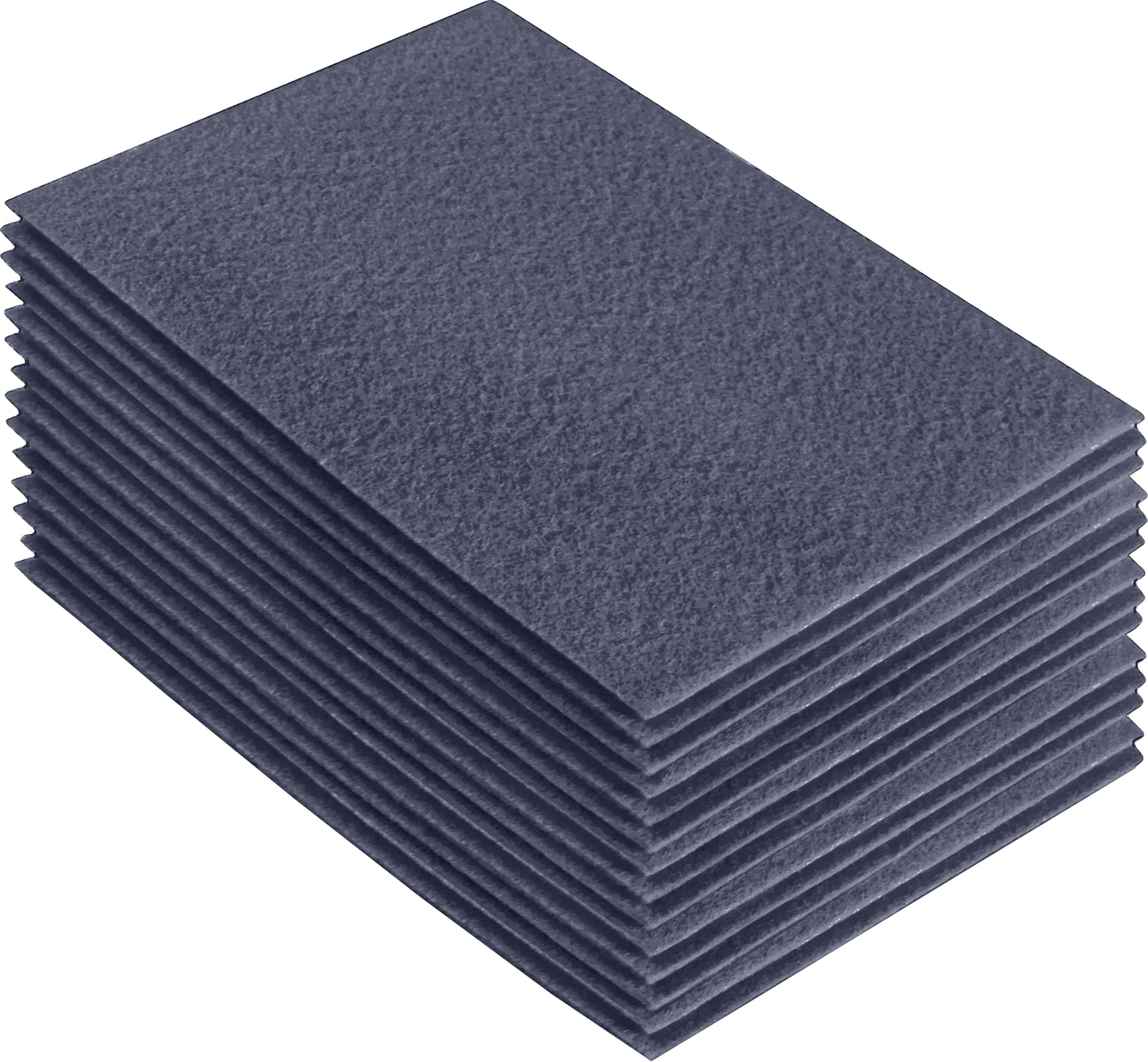 FabricLA Acrylic Felt Craft Sheet Packs – Heather Gray | Soft 100% Acrylic Felt Sheets for DIY & Crafts - Prismatic Fiber Arts