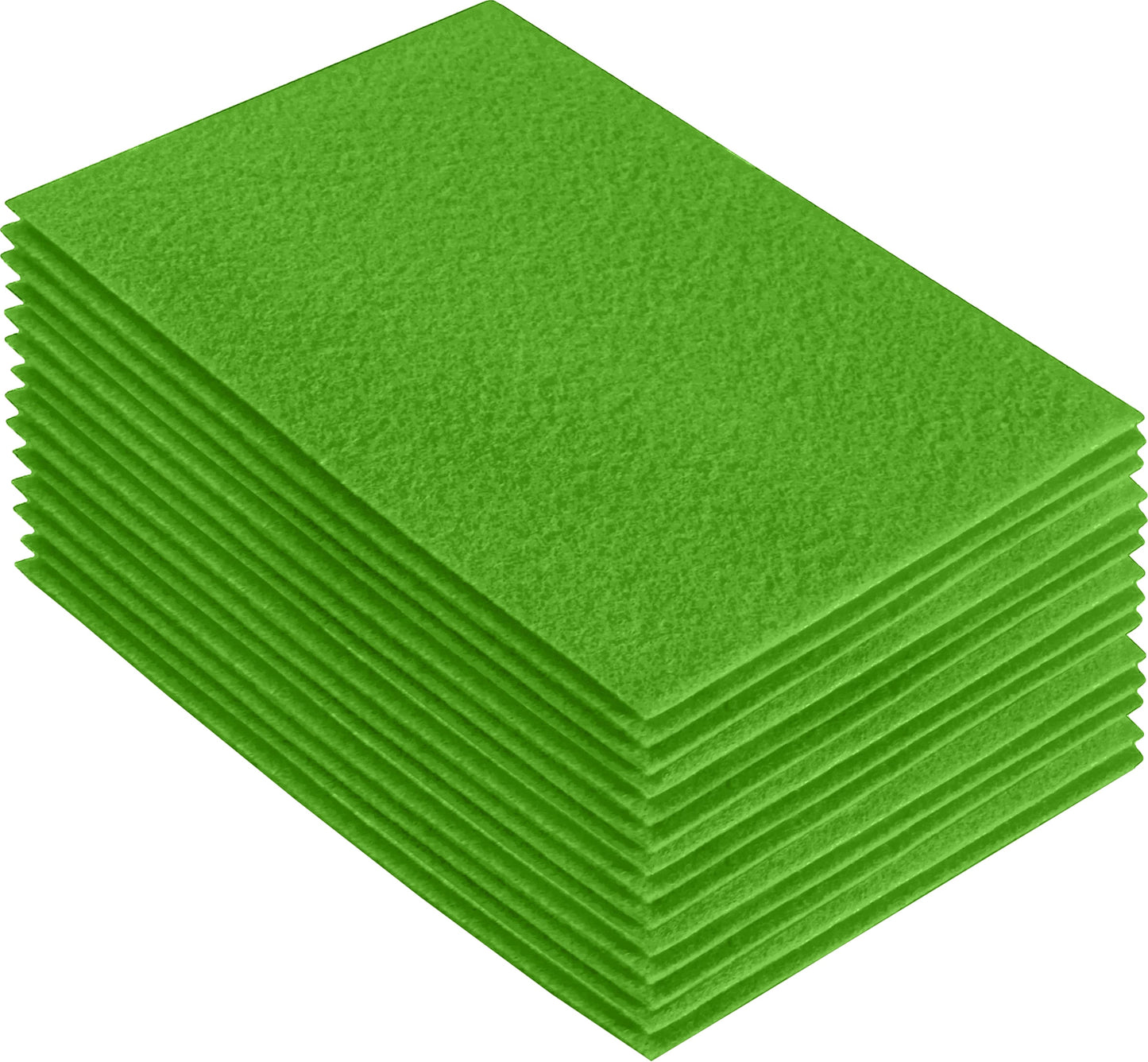 FabricLA Acrylic Felt Craft Sheet Packs – Lime | Soft 100% Acrylic Felt Sheets for DIY & Crafts - Prismatic Fiber Arts