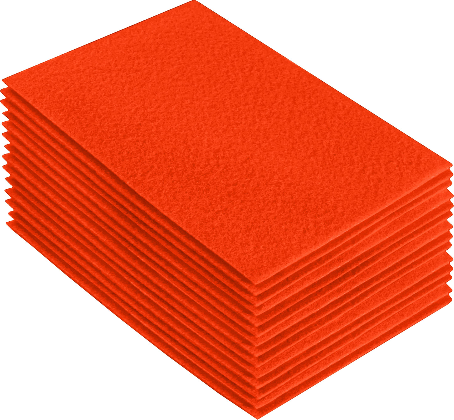 FabricLA Acrylic Felt Craft Sheet Packs – Neon Orange | Soft 100% Acrylic Felt Sheets for DIY & Crafts - Prismatic Fiber Arts