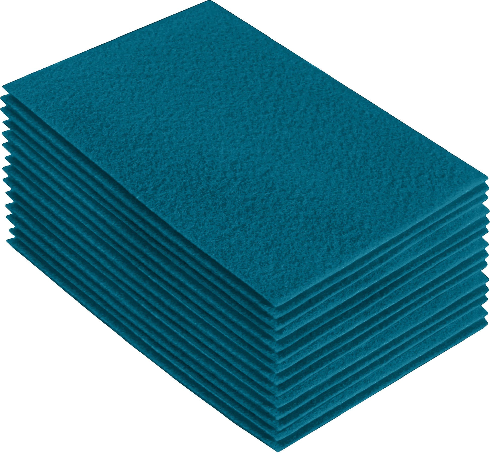 FabricLA Acrylic Felt Craft Sheet Packs – Turquoise | Soft 100% Acrylic Felt Sheets for DIY & Sewing - Prismatic Fiber Arts