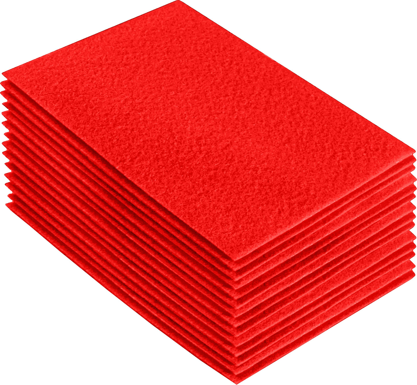 FabricLA Acrylic Felt Craft Sheet Packs – Hot Orange | Soft 100% Acrylic Felt Sheets for DIY & Crafts - Prismatic Fiber Arts