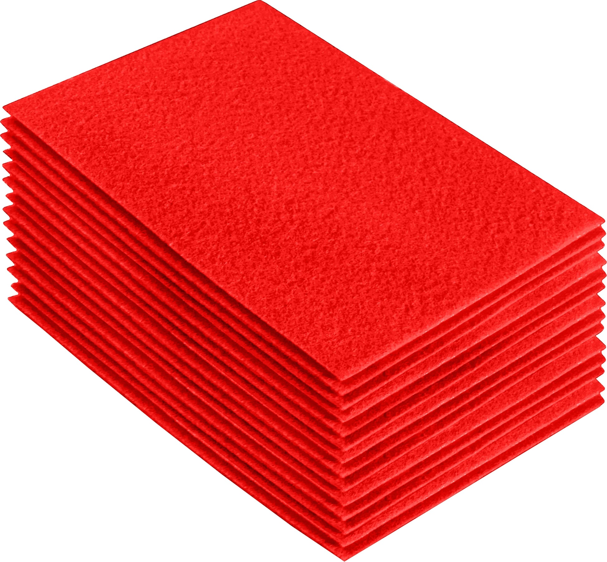 FabricLA Acrylic Felt Craft Sheet Packs – Hot Orange | Soft 100% Acrylic Felt Sheets for DIY & Crafts - Prismatic Fiber Arts