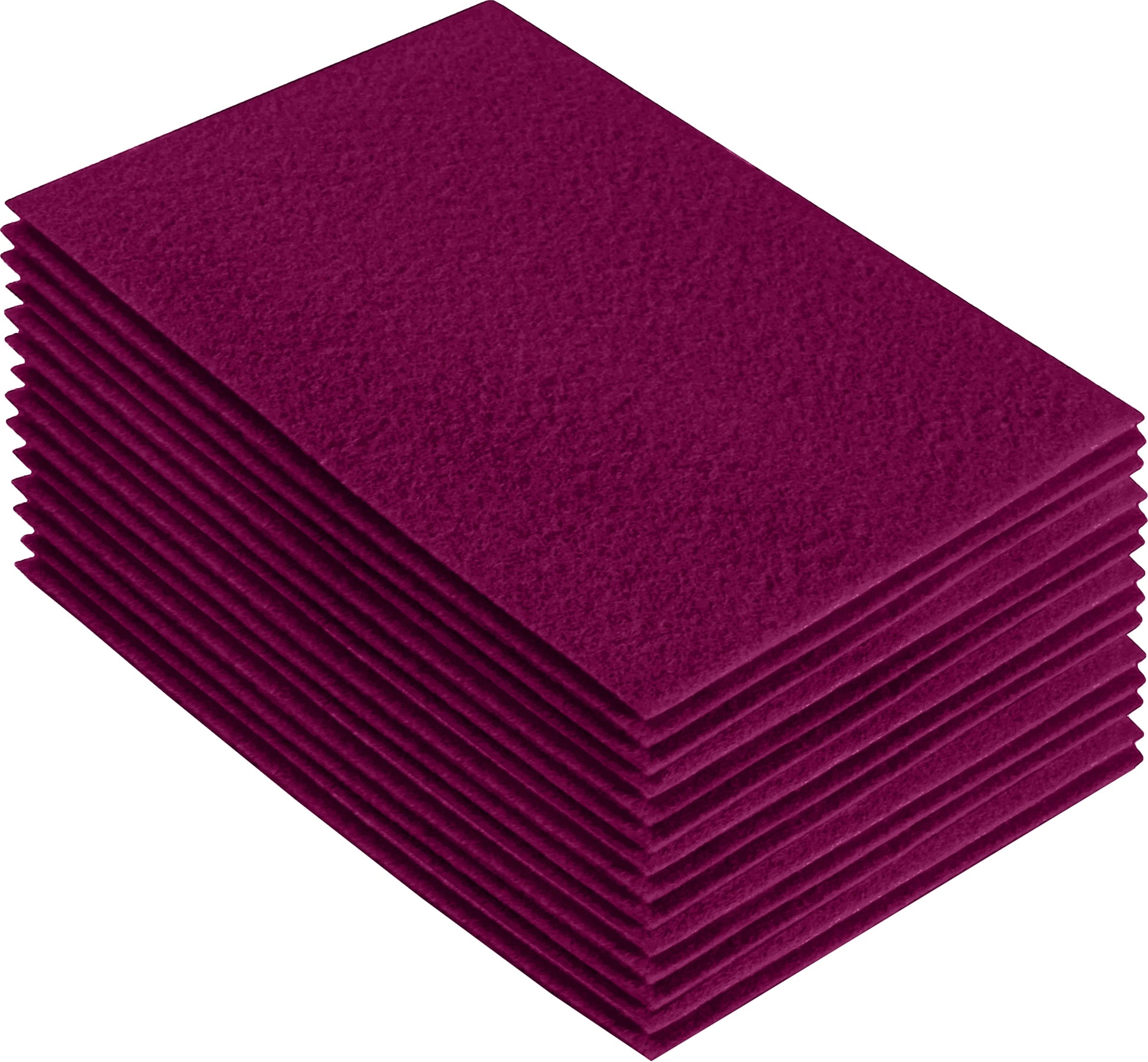 Oxblood Acrylic Felt Sheets | FabricLA Soft 100% Acrylic Felt - Prismatic Fiber Arts