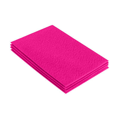 FabricLA Acrylic Felt 9"X12" Sheet Packs | Neon Pink - Prismatic Fiber Arts