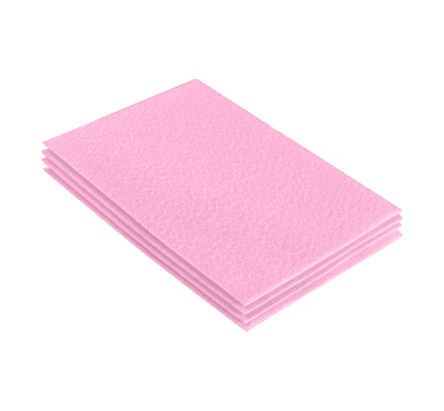 FabricLA Acrylic Felt 9"X12" Sheet Packs | Baby Pink - Prismatic Fiber Arts