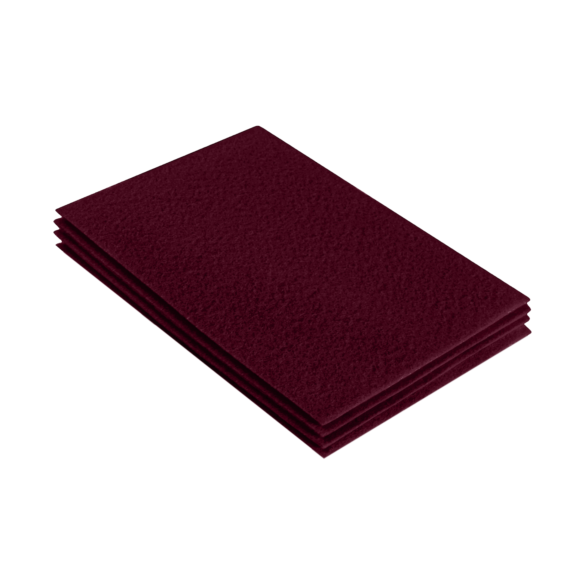 FabricLA Acrylic Felt 9"X12" Sheet Packs | Burgundy - Prismatic Fiber Arts
