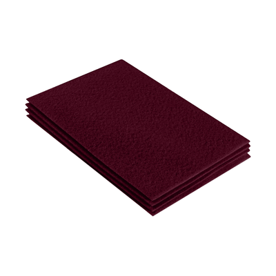 FabricLA Acrylic Felt 9"X12" Sheet Packs | Burgundy - Prismatic Fiber Arts