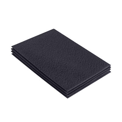 FabricLA Acrylic Felt 9"X12" Sheet Packs | Dark Gray - Prismatic Fiber Arts
