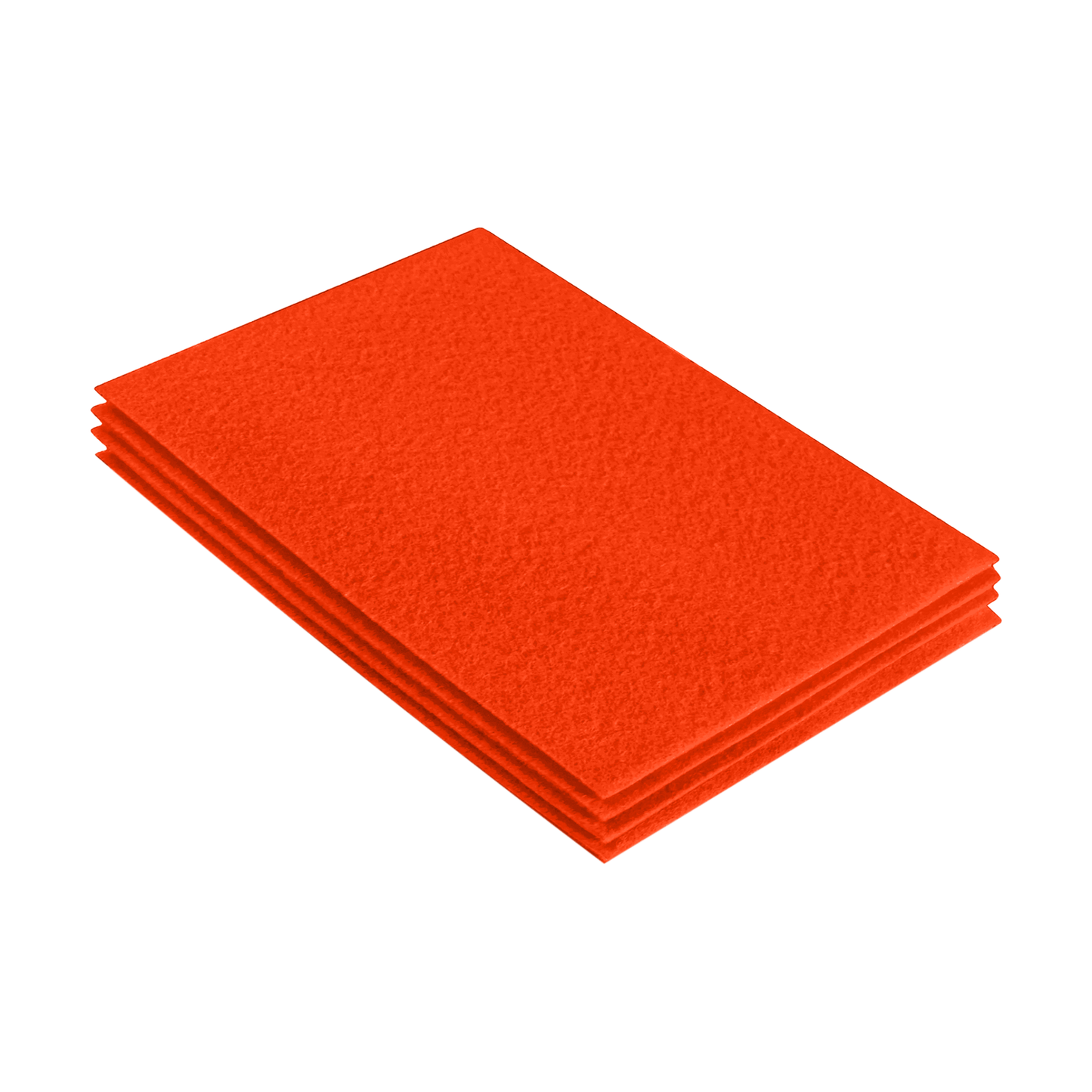 FabricLA Acrylic Felt 9"X12" Sheet Packs | Neon Orange - Prismatic Fiber Arts