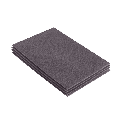 FabricLA Acrylic Felt 9"X12" Sheet Packs | Platinum Gray - Prismatic Fiber Arts