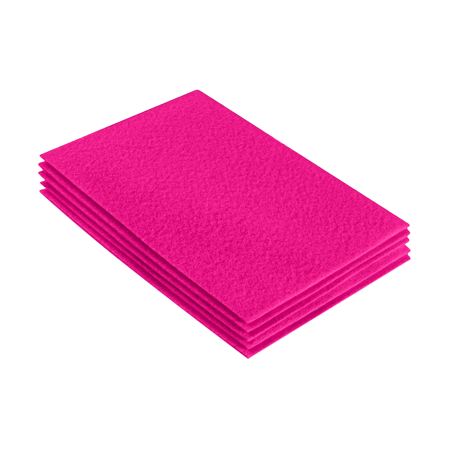 FabricLA Acrylic Felt 9"X12" Sheet Packs | Neon Pink - Prismatic Fiber Arts