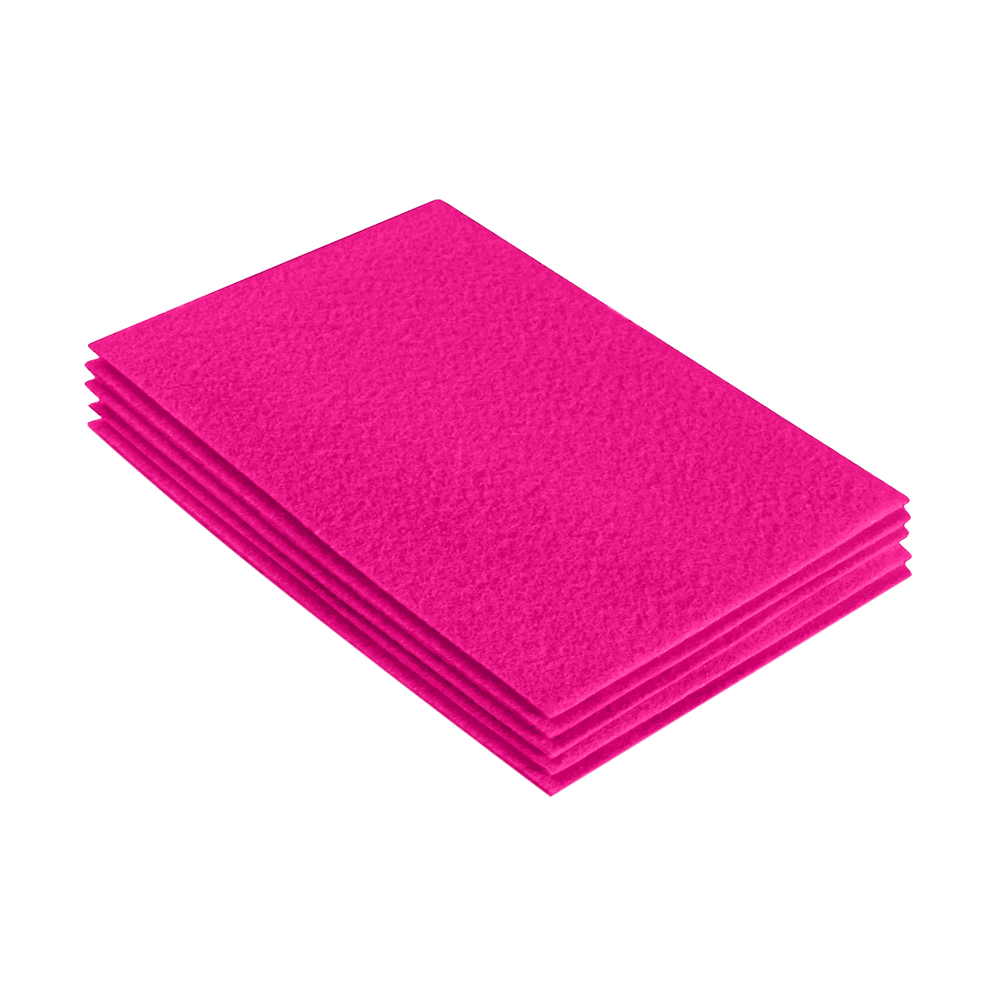 FabricLA Acrylic Felt 9"X12" Sheet Packs | Neon Pink - Prismatic Fiber Arts
